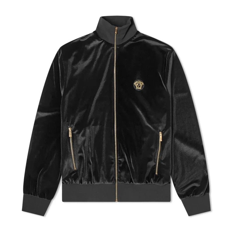 商品Versace|VERSACE 范思哲 男士黑色外套 A87478-A234467-A1008,价格¥5111,第1张图片