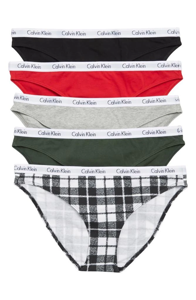 商品Calvin Klein|Logo Bikini - Pack of 5,价格¥211 描述