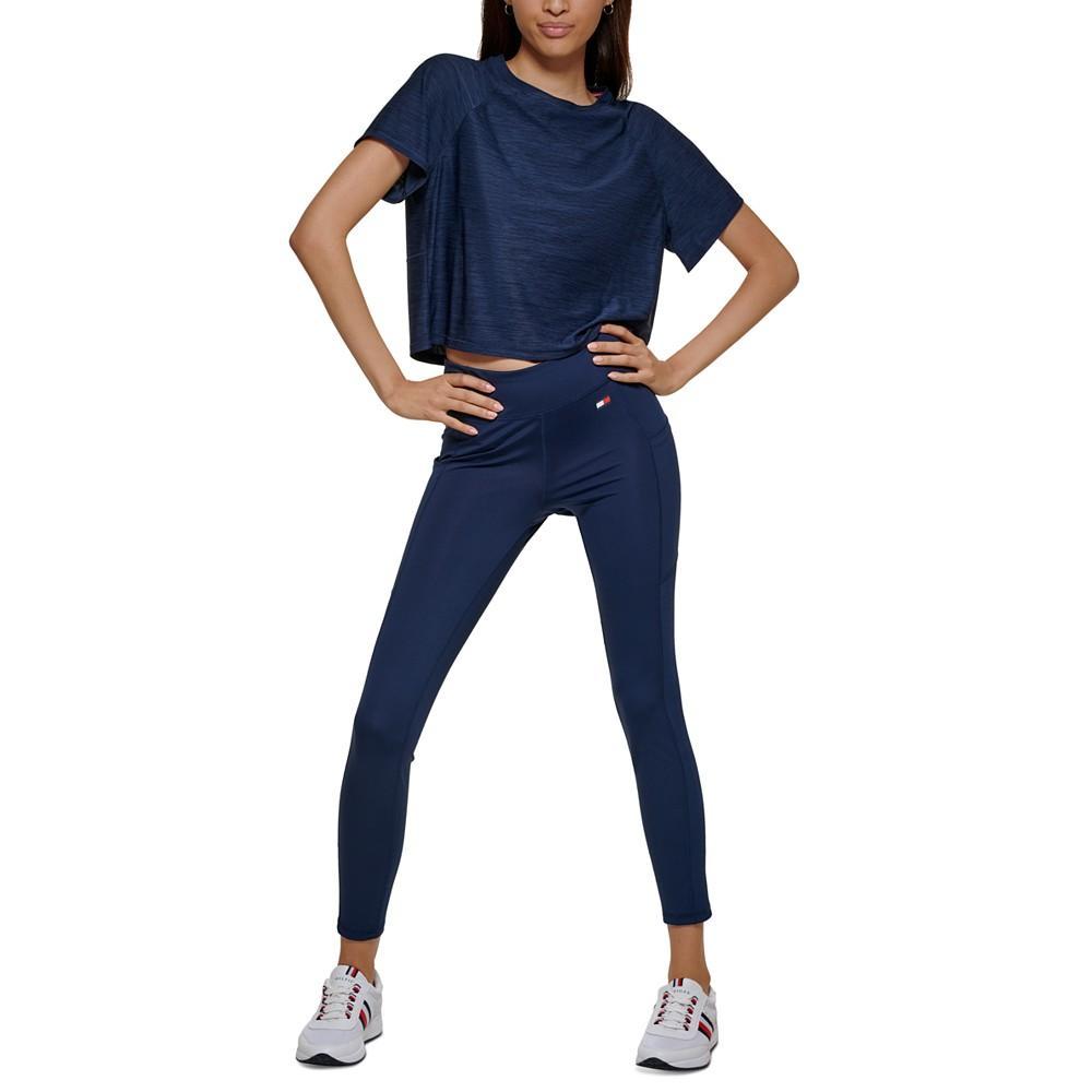 商品Tommy Hilfiger|Women's Active Cropped Raglan T-Shirt,价格¥146,第1张图片