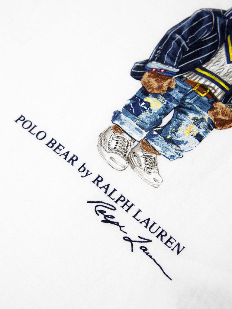 Ralph Lauren  White Baby Boys Cotton Jersey Polo Bear T-Shirt商品第3张图片规格展示