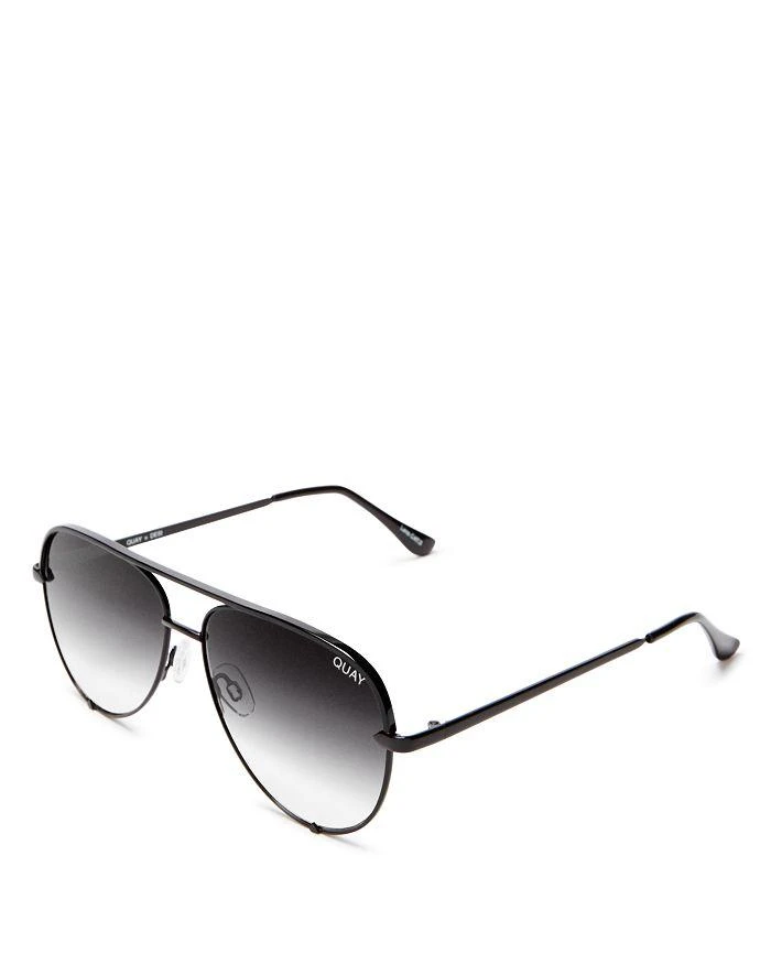 商品Quay|Women's High Key Mini Aviator Sunglasses, 53mm,价格¥482,第3张图片详细描述