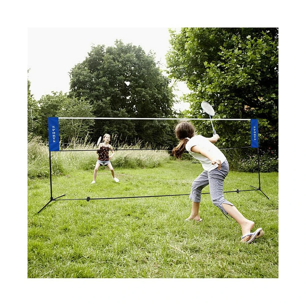 商品Costway|10FT Adjustable Badminton Net Set W/2 Shuttlecocks Portable Carry Bag,价格¥476,第3张图片详细描述