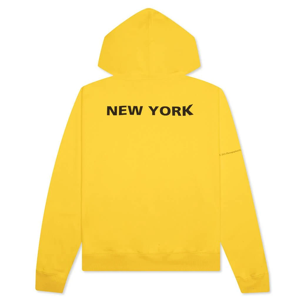 商品Helmut Lang|Helmut Lang New York Postcard Hoodie - Taxi Yellow,价格¥1565,第2张图片详细描述