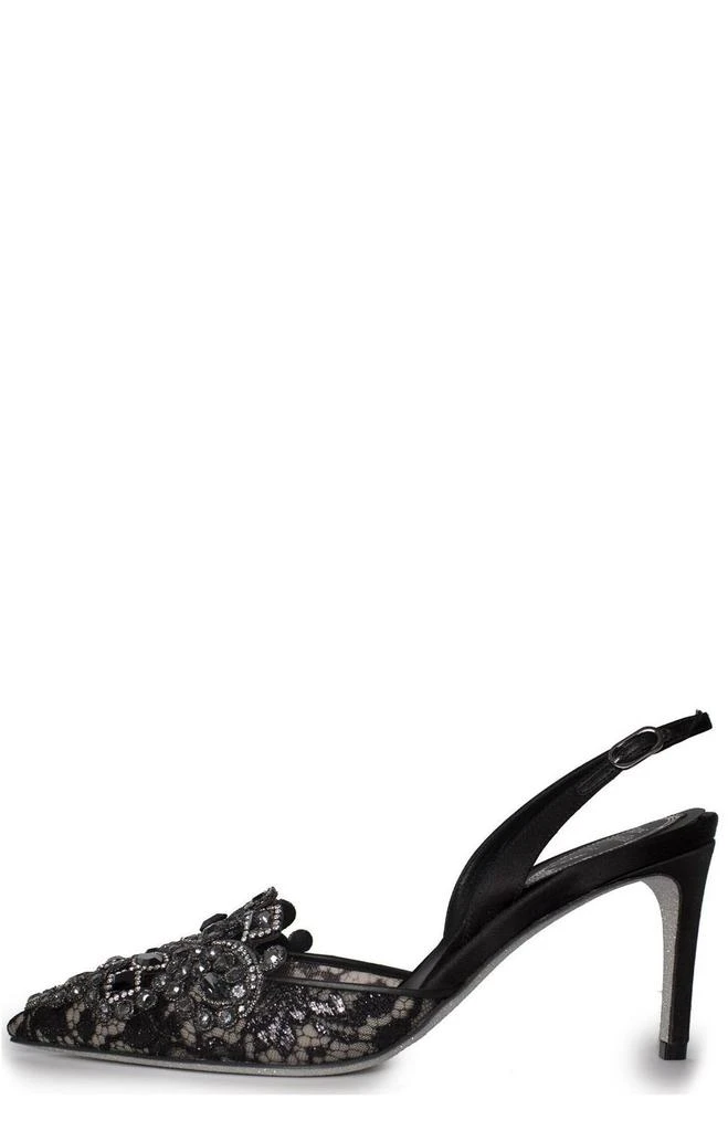 商品Rene Caovilla|René Caovilla Embellished Pointed-Toe Pumps,价格¥4763,第2张图片详细描述