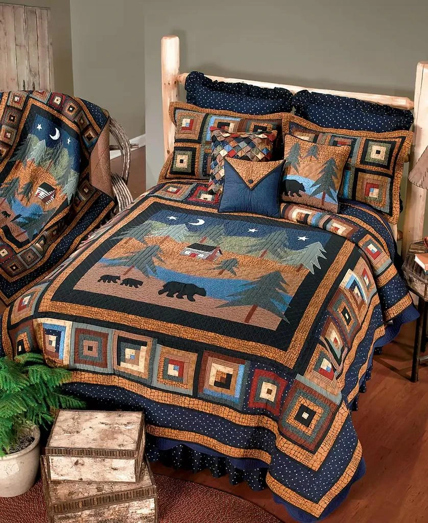 商品American Heritage Textiles|Midnight Bear Decorative Pillow, 16" x 16",价格¥897,第2张图片详细描述