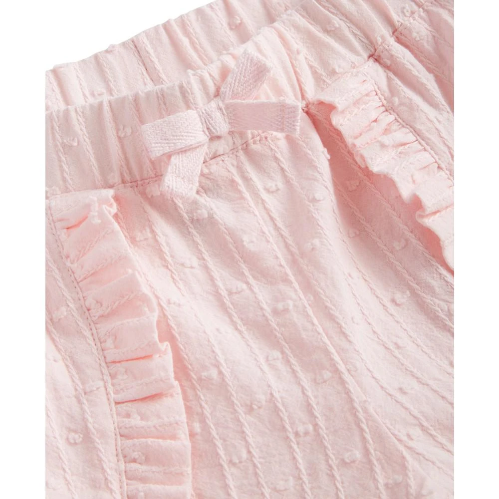 商品First Impressions|Baby Girls Swiss Dot Woven Cotton Ruffled Shorts, Created for Macy's,价格¥74,第3张图片详细描述
