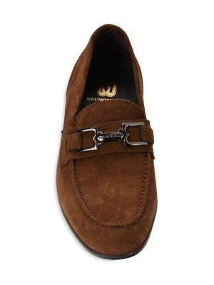 商品Bruno Magli|Fermo Note Suede Bit Loafers,价格¥925,第5张图片详细描述