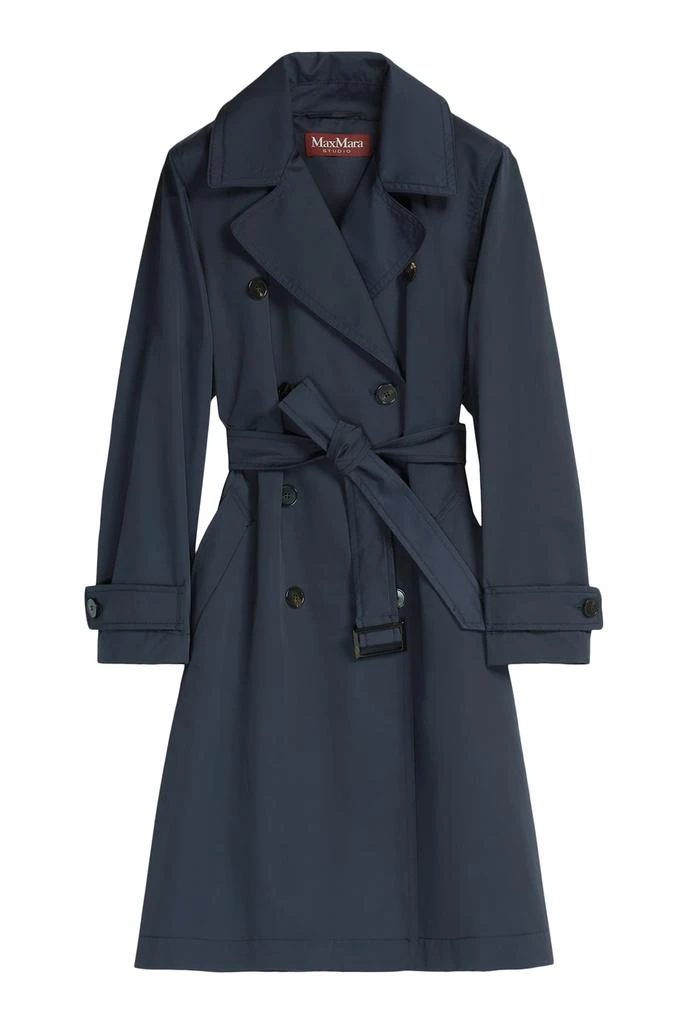 商品Max Mara|Max mara studio - cotton trench coat,价格¥4023,第1张图片