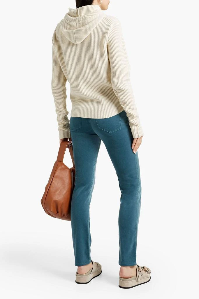 商品Loro Piana|Cotton-blend velvet skinny pants,价格¥1656,第3张图片详细描述