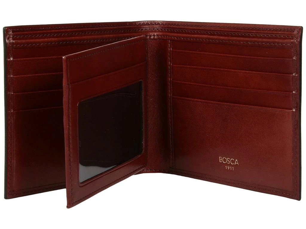 商品Bosca|Old Leather Collection - Eight-Pocket Deluxe Executive Wallet w/ Passcase,价格¥1043,第4张图片详细描述