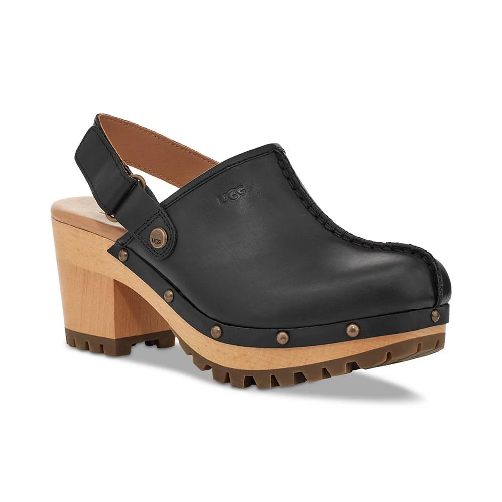 商品UGG|Women's Lanni Studded Slip-On Slingback Platform Clogs,价格¥1127,第1张图片