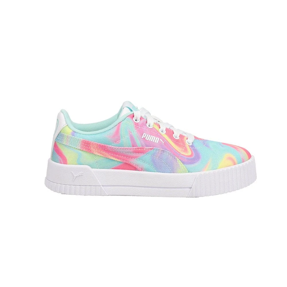 商品Puma|Carina Swirl Lace Up Sneakers (Toddler),价格¥174,第1张图片详细描述