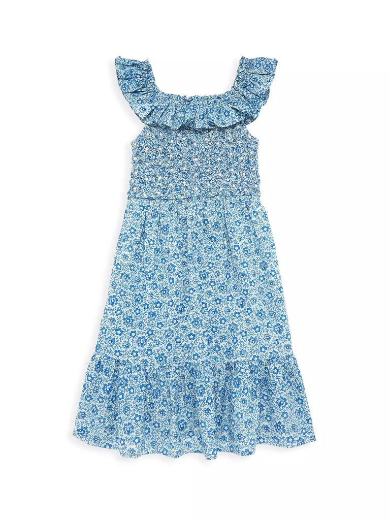 商品Sea|Little Girl's & Girl's Ida Print Smocked Dress,价格¥470,第1张图片