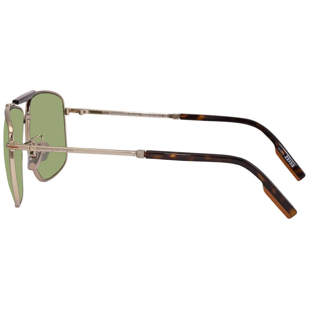 商品Zegna|Ermenegildo Zegna Green Navigator Mens Sunglasses EZ0160-D 32N 62,价格¥667,第3张图片详细描述