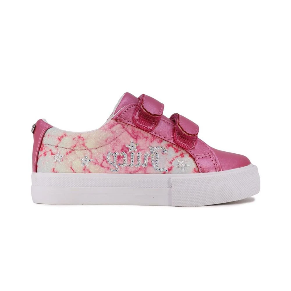 商品Juicy Couture|Toddler Girls Marble Pink Lompoc Sneakers,价格¥186,第2张图片详细描述