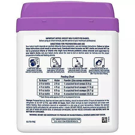 商品Member's Mark|Member's Mark Premium Non-GMO 婴儿一段奶粉 温和配方(48 oz.),价格¥204,第3张图片详细描述
