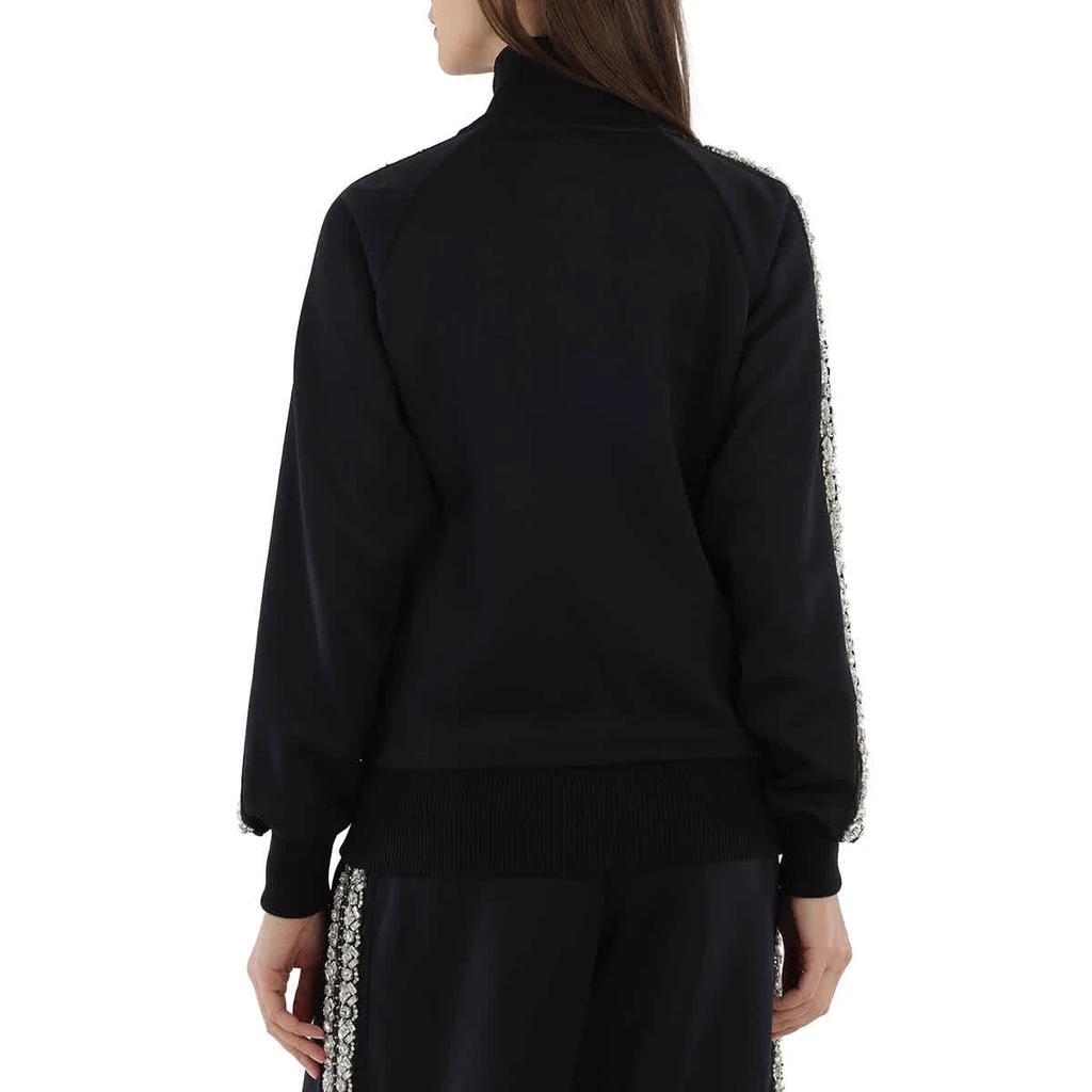 商品Burberry|Ladies Crystal Detail Jersey Tracksuit Jacket In Black,价格¥3182,第3张图片详细描述