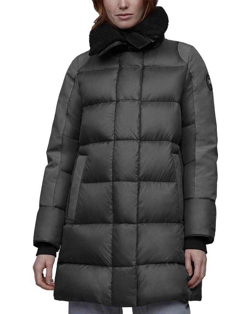 商品Canada Goose|Canada Goose Altona Black Label Leather-Trim Down Parka,价格¥7103,第1张图片