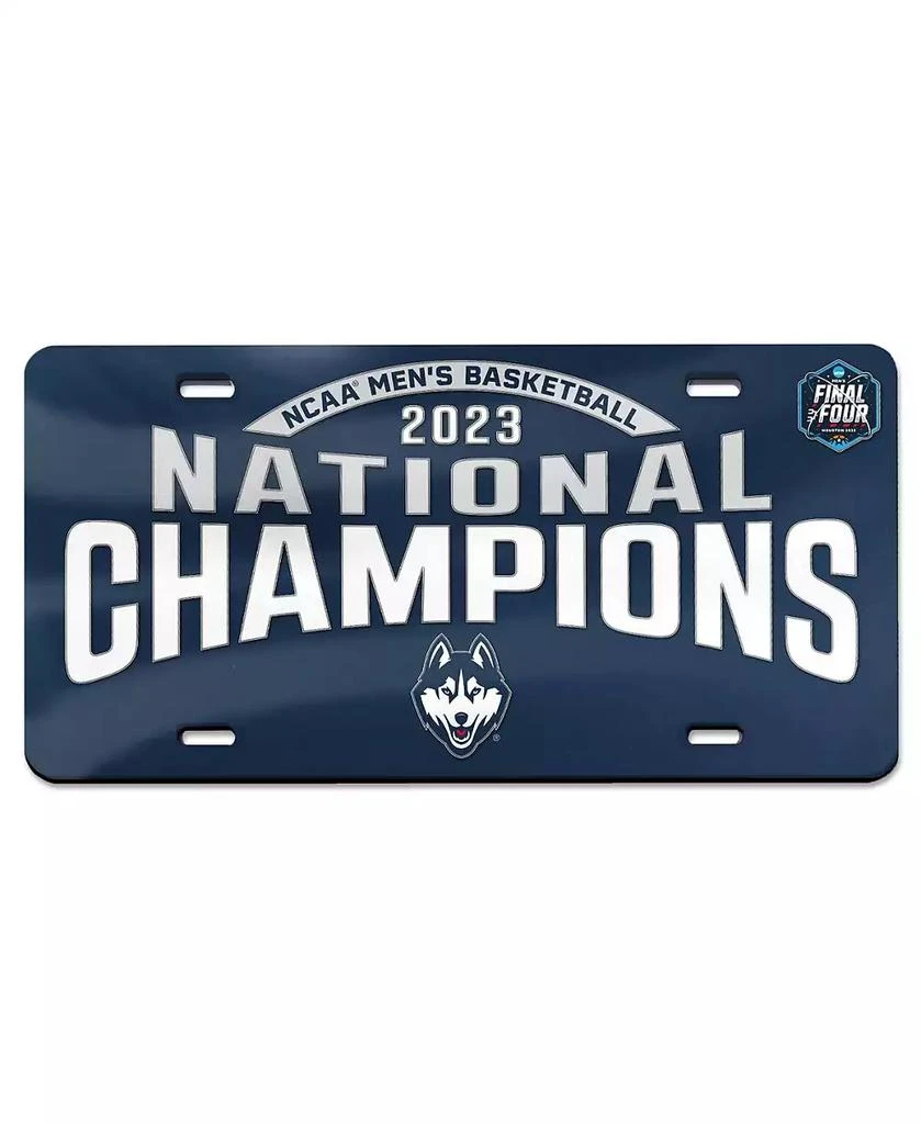 商品Wincraft|UConn Huskies 2023 NCAA Men's Basketball National Champions Laser Cut Acrylic License Plate,价格¥269,第1张图片