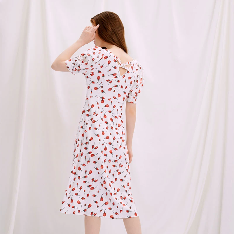 Everette连衣裙 - 玫瑰印花  | Everette Dress - Rose Print 商品