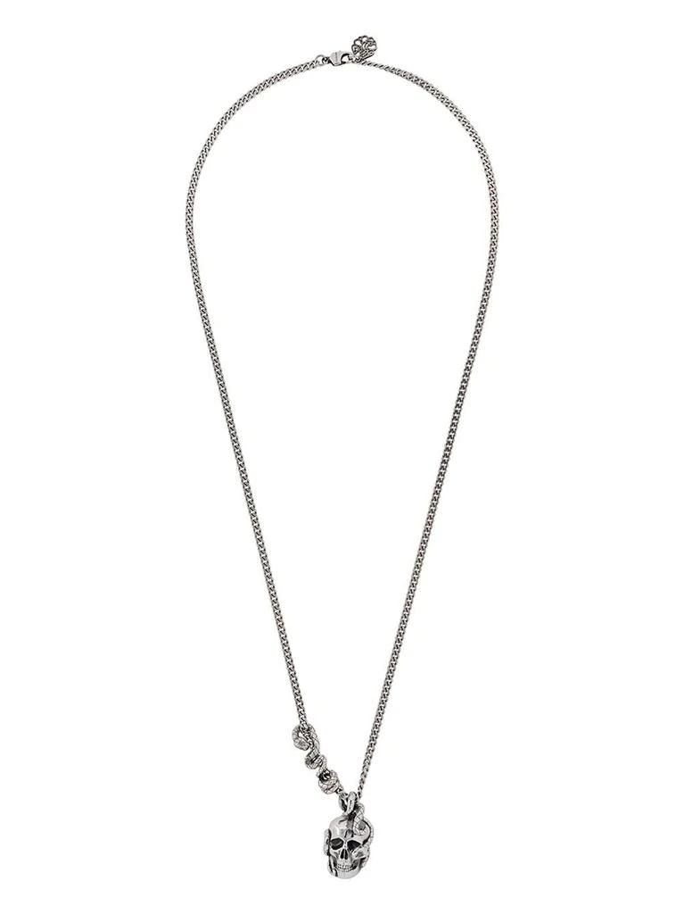 商品Alexander McQueen|ALEXANDER MCQUEEN - Necklace With Logo,价格¥2828,第1张图片