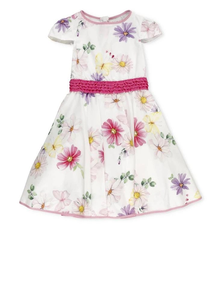 商品MONNALISA|Monnalisa Floral-Printed Crewneck Dress,价格¥752,第1张图片