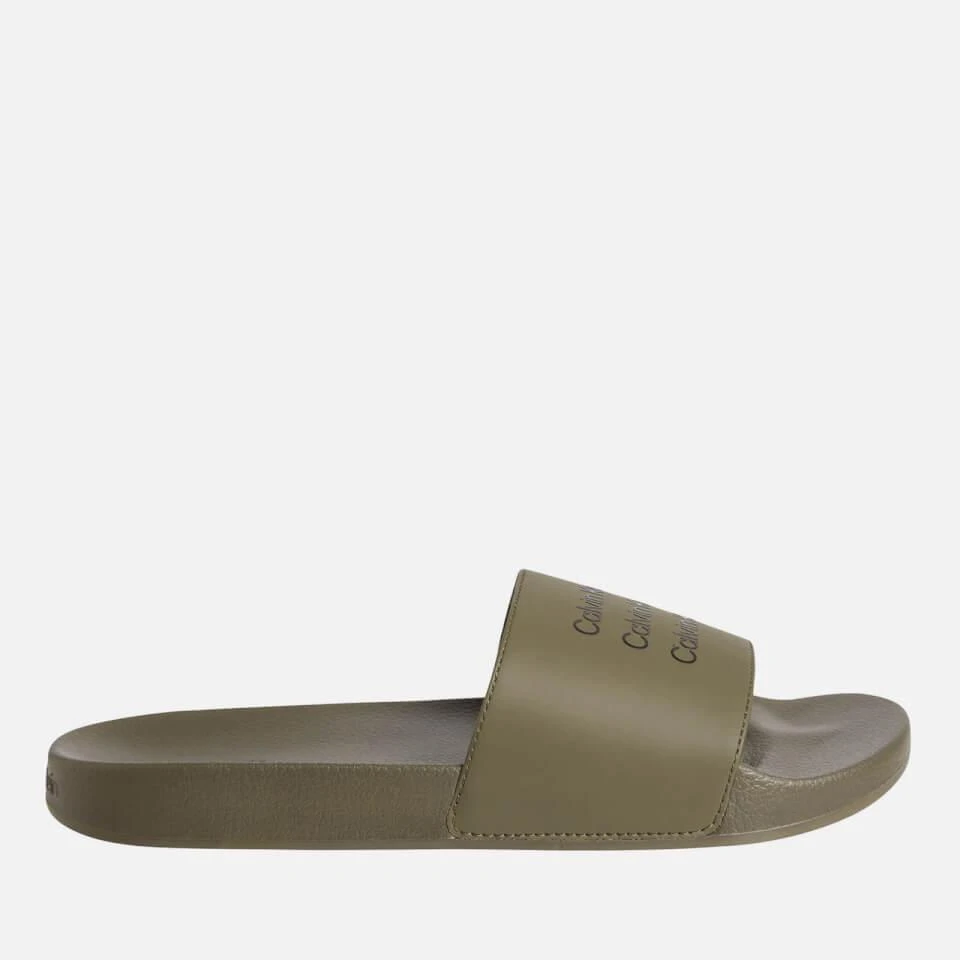 商品Calvin Klein|CALVIN KLEIN SLIDE SANDALS,价格¥219,第2张图片详细描述