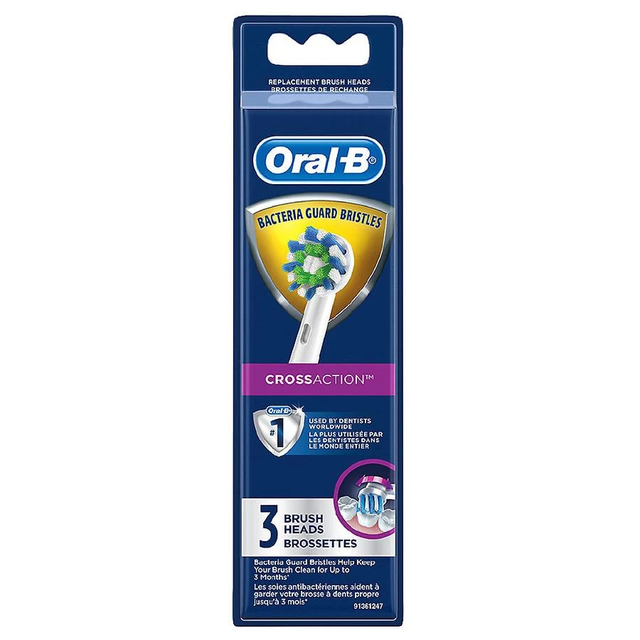 商品Oral-B|CrossActionX X-Filament Replacement Brush Heads,价格¥310,第1张图片