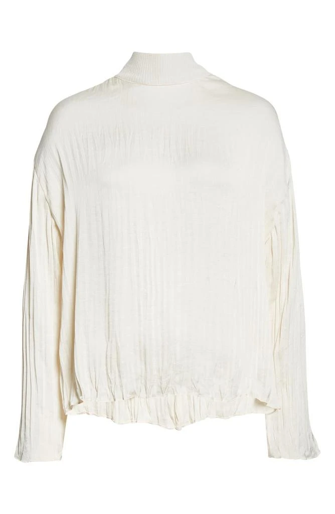 商品Vince|Pleated Crushed Satin Top,价格¥849,第5张图片详细描述