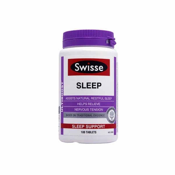 商品Swisse|澳洲swisse睡眠片纯草本提取帮助缓解压力助眠片不含褪黑素100粒,价格¥149,第1张图片