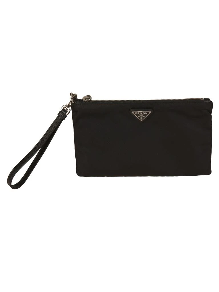 商品Prada|Prada Classic Logo Plaque Clutch,价格¥4669,第1张图片
