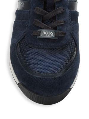 商品Hugo Boss|Maze Mix Media Sneakers,价格¥646,第7张图片详细描述