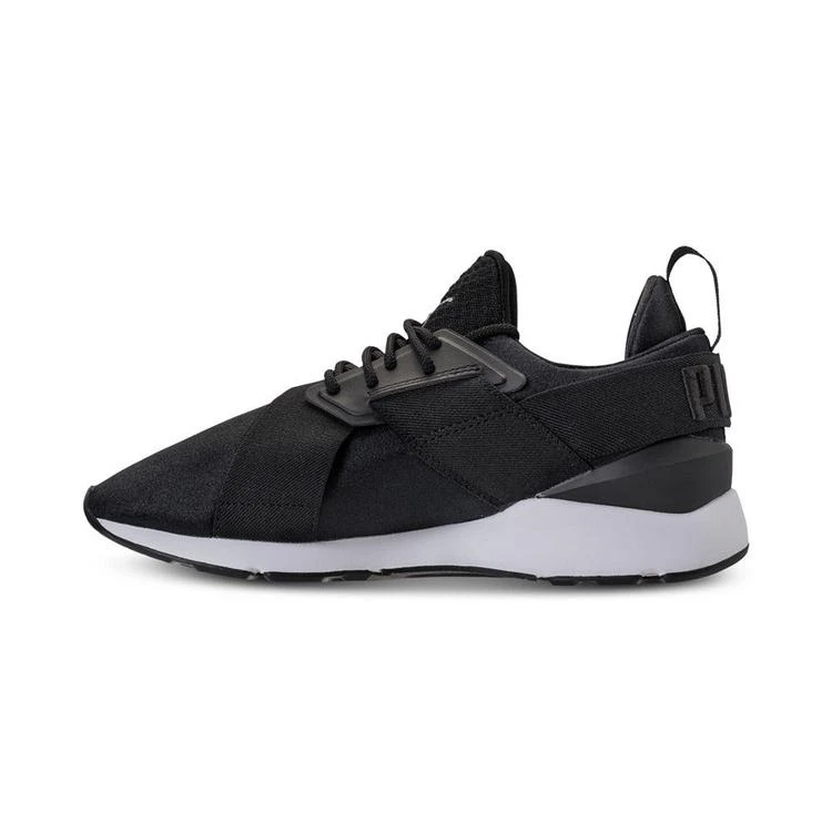 商品Puma|Women's Muse Satin EP Casual Sneakers from Finish Line,价格¥361,第4张图片详细描述
