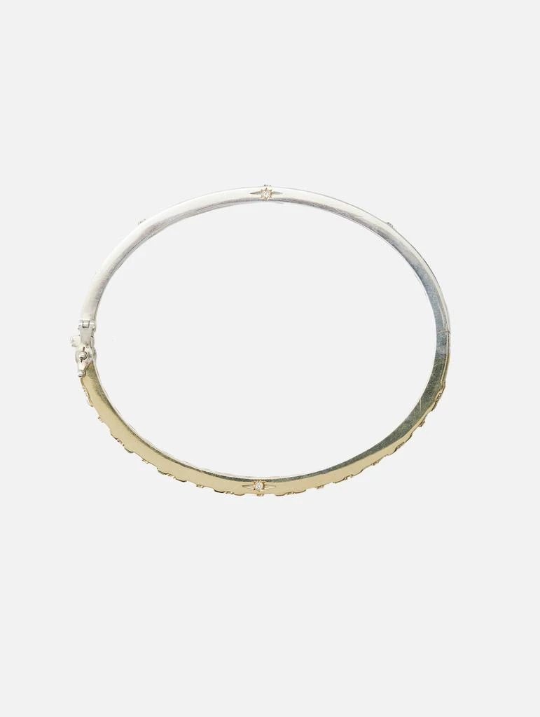 商品THREE STORIES JEWELRY|Classic Two-Toned Baguette Mixed Sapphire Column Bangle,价格¥34252,第3张图片详细描述