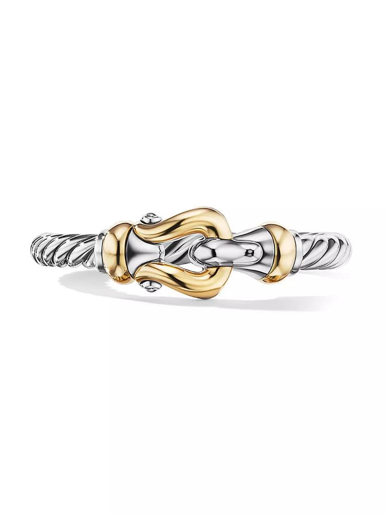 商品David Yurman|Petite Buckle Ring in Sterling Silver,价格¥3187,第2张图片详细描述