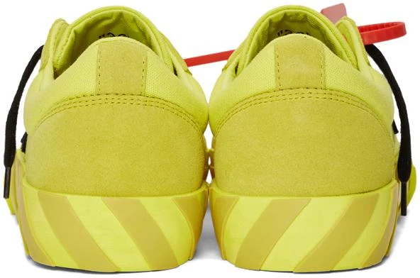 商品Off-White|SSENSE Exclusive Yellow Low Vulcanized 运动鞋,价格¥2709,第4张图片详细描述