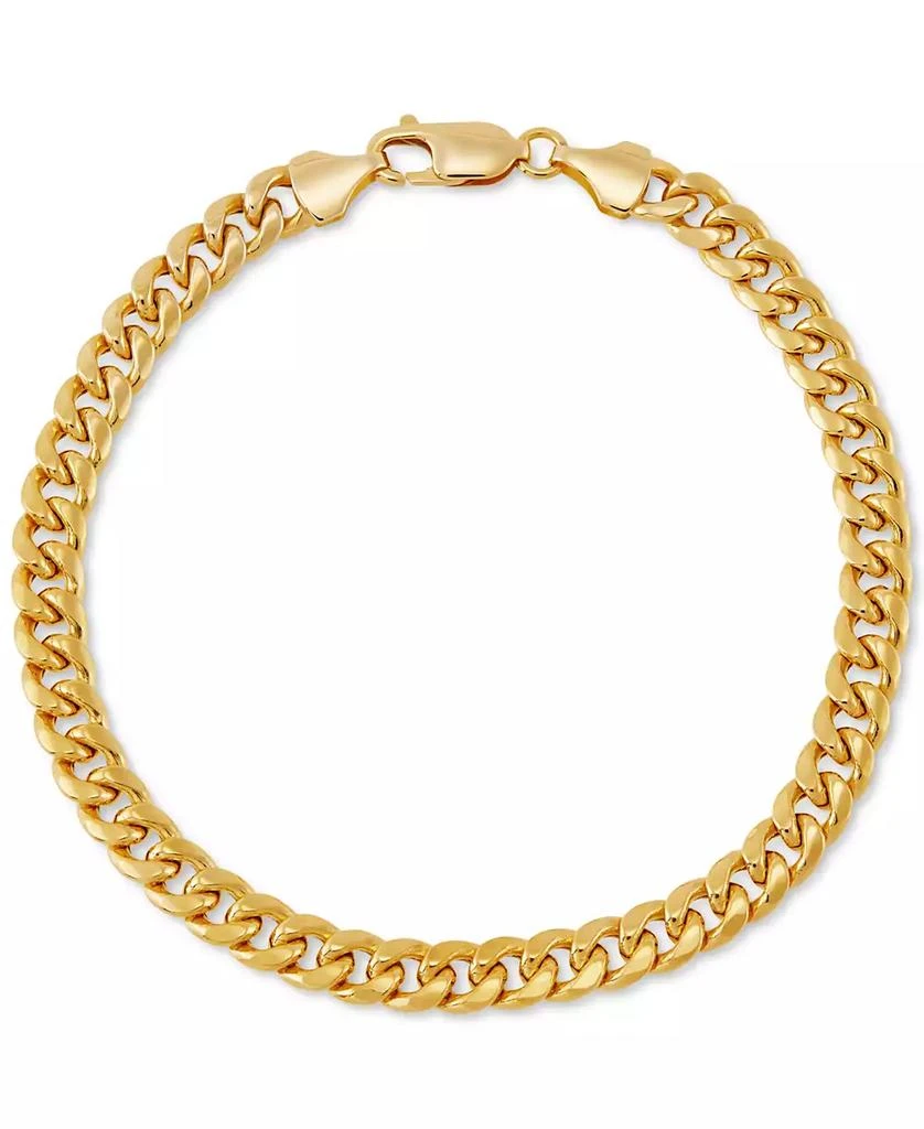 商品Italian Gold|Miami Cuban Chain Bracelet in 10k Gold,价格¥19858,第1张图片