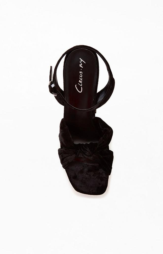 Women's Black Audrea Platform Heels商品第6张图片规格展示