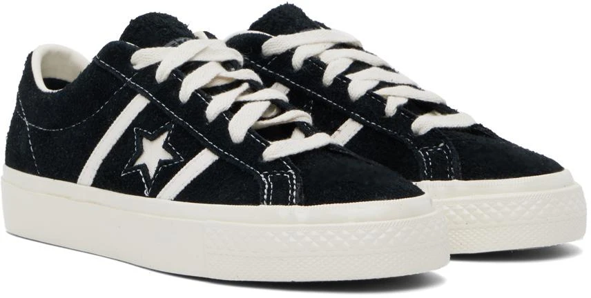 商品Converse|Black One Star Academy Pro Suede Low Sneakers,价格¥672,第4张图片详细描述