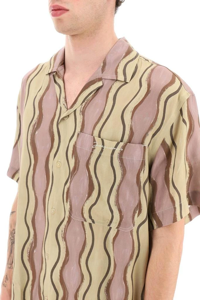 商品Jacquemus|SHORT SLEEVED 'LA CHEMISE JEAN' SHIRT WITH ALL-OVER PRINT,价格¥1158,第5张图片详细描述