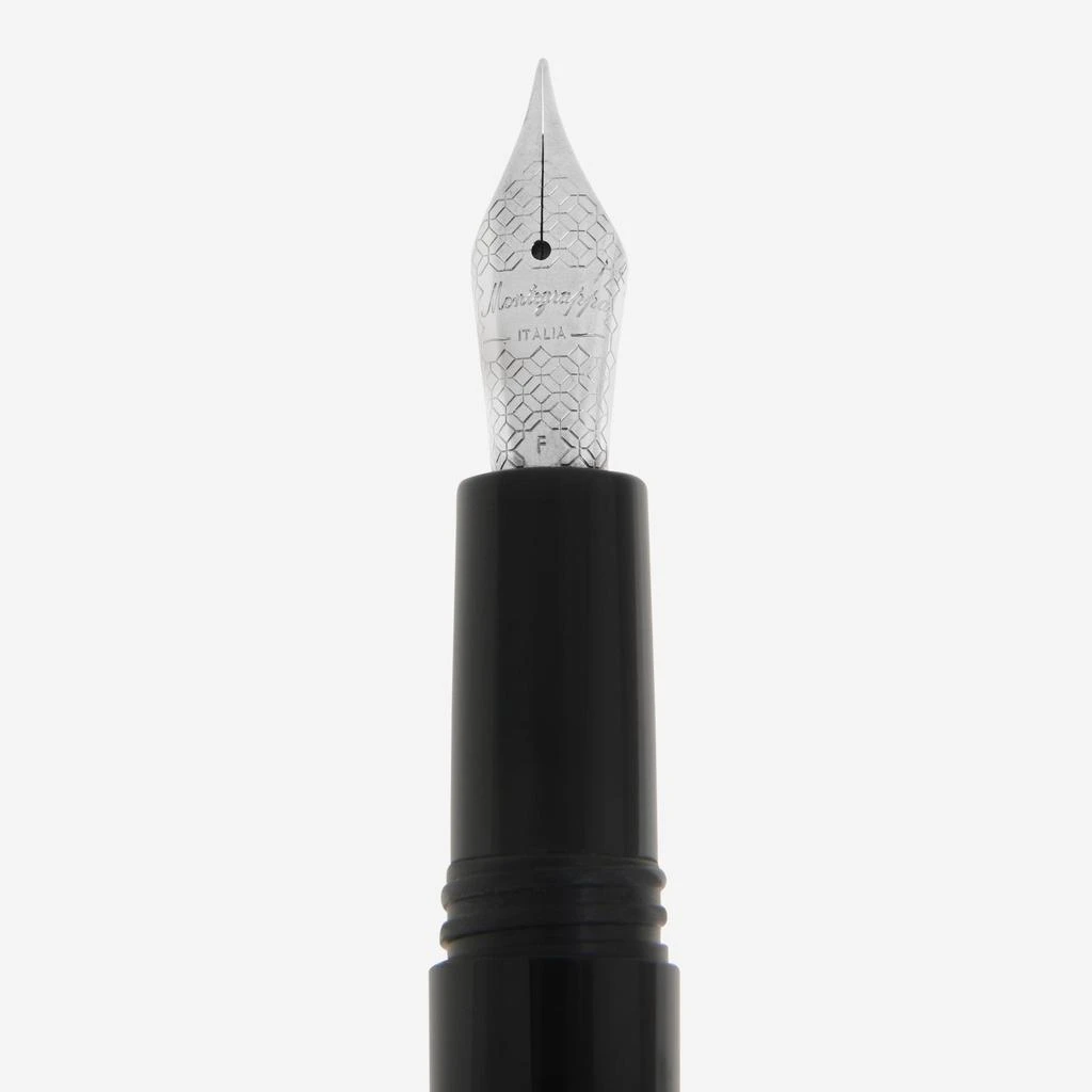 商品Montegrappa|Montegrappa Fortuna Black with Black Trim Fountain Pen (F) ISFOR2LC,价格¥1255,第3张图片详细描述