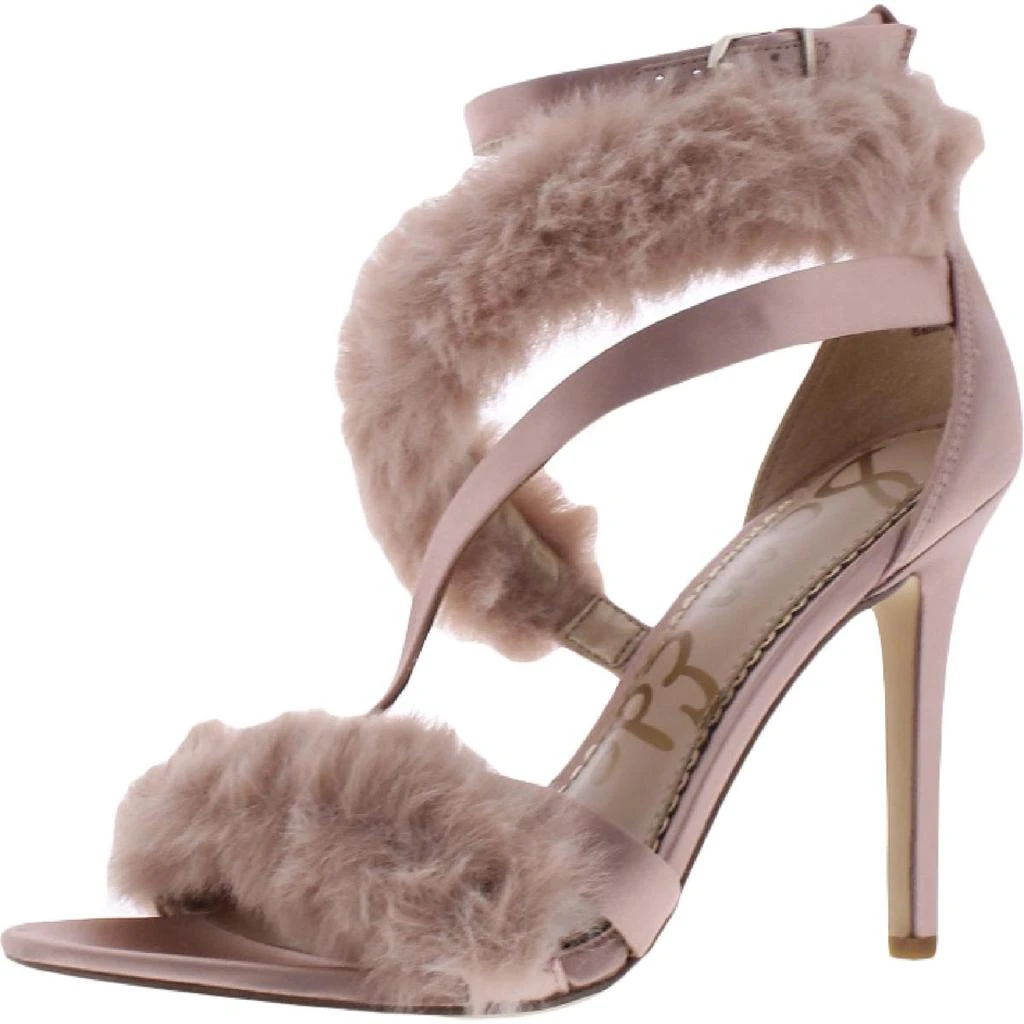 商品Sam Edelman|Sam Edelman Womens Satin Ankle Strap Evening Sandals,价格¥175,第2张图片详细描述