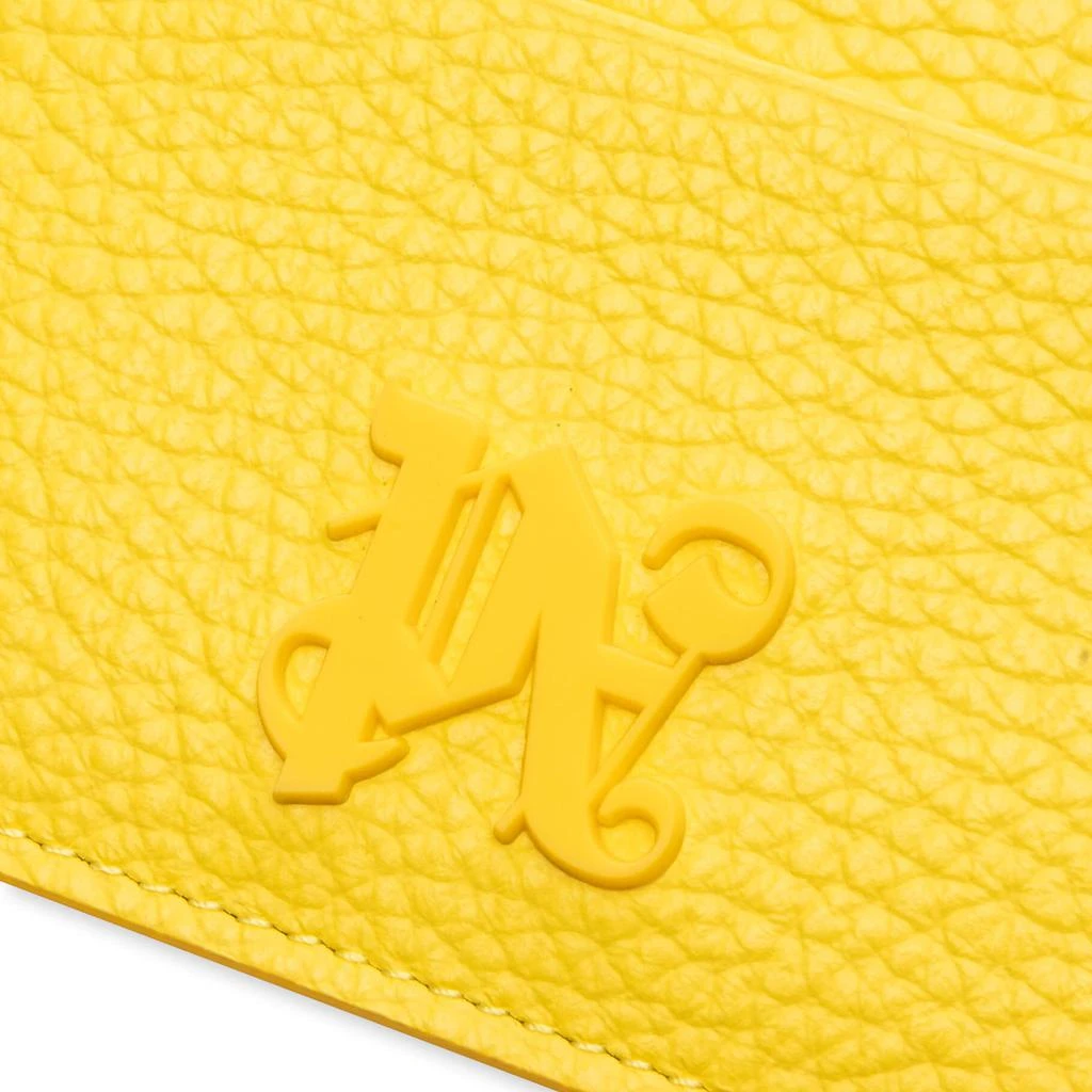 商品Palm Angels|Monogram Cardholder - Yellow,价格¥1804,第3张图片详细描述