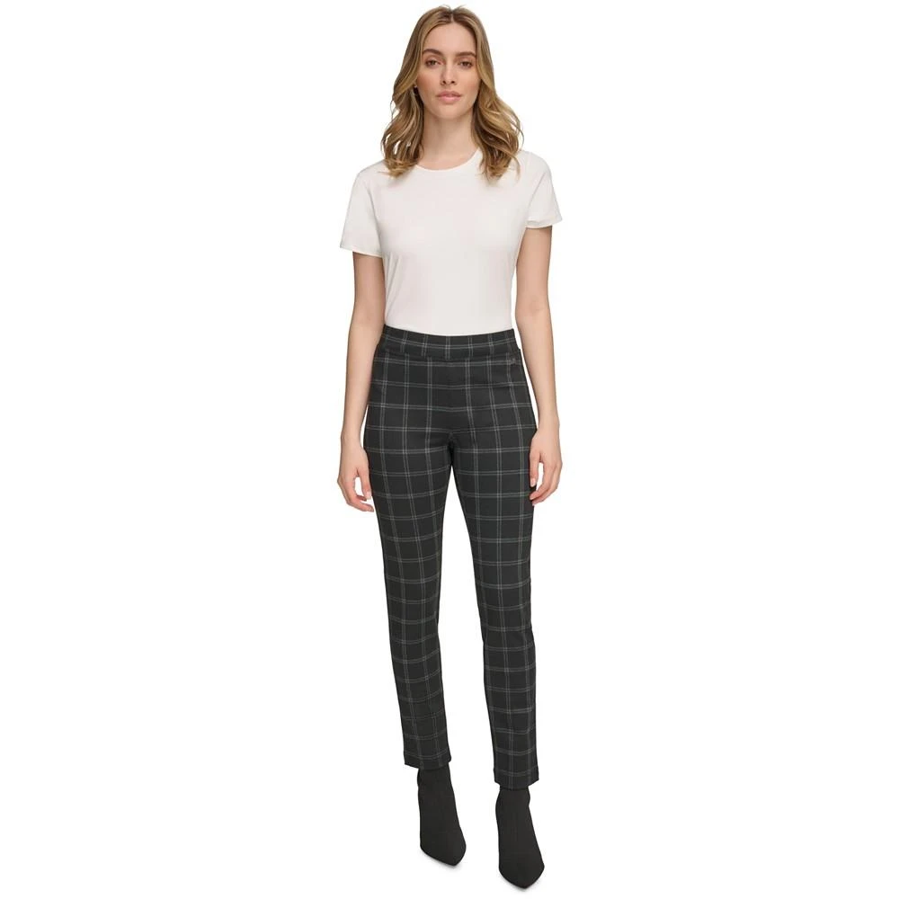 商品Calvin Klein|Women's Plaid Pull-On Leggings,价格¥358,第4张图片详细描述