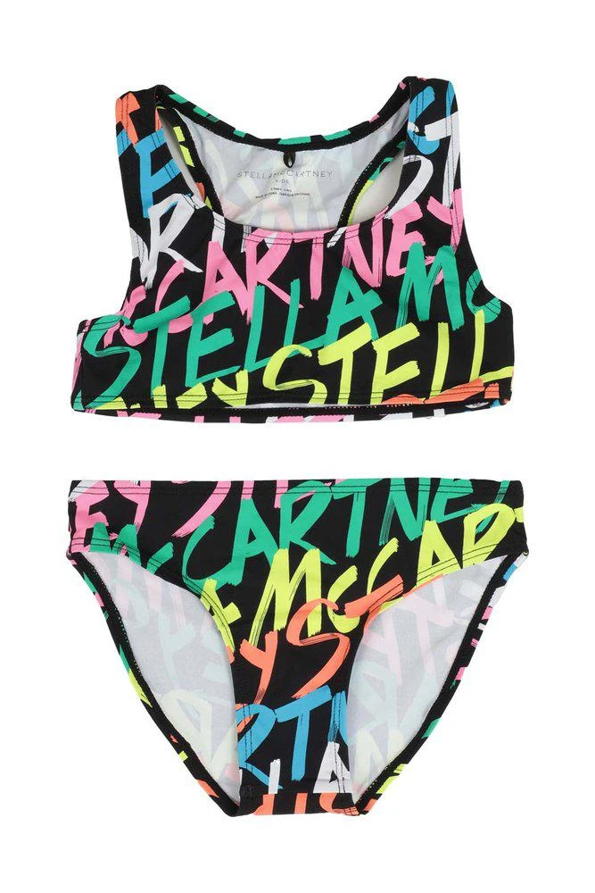 商品Stella McCartney|Stella McCartney Kids Allover Logo Printed Two-Piece Swim Suit,价格¥262,第1张图片