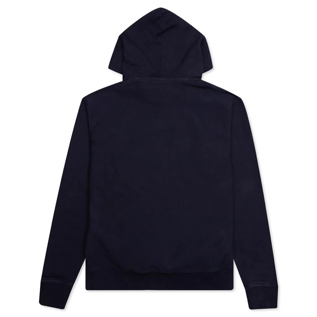 商品STUSSY|Stussy Stock Logo Hoodie - Navy,价格¥806,第2张图片详细描述