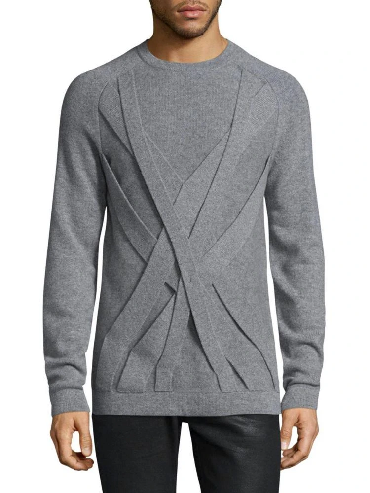 商品Helmut Lang|Cable Front Cashmere Pullover,价格¥1164,第1张图片