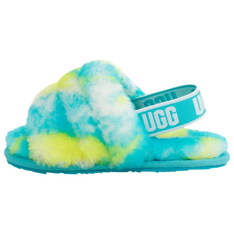 商品UGG|UGG Fluff Yeah Marble - Girls' Toddler,价格¥314,第2张图片详细描述