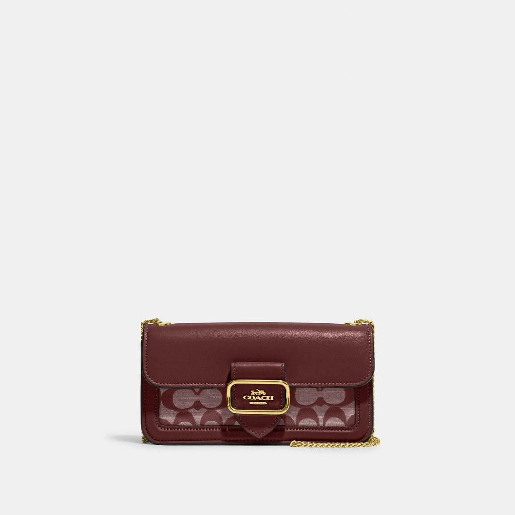 商品Coach|Coach Outlet Morgan Crossbody In Signature Chambray,价格¥1135,第4张图片详细描述