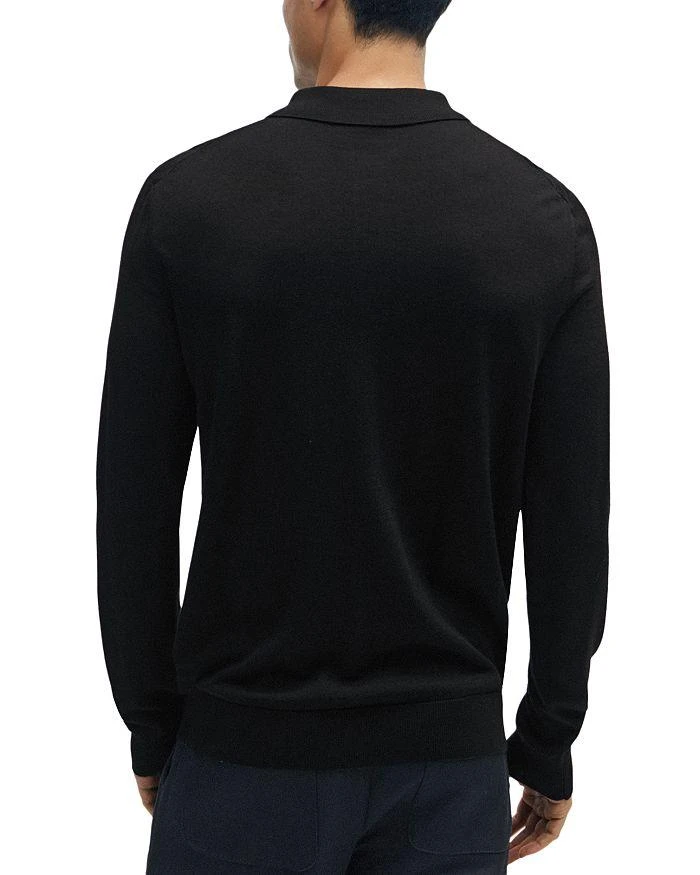 商品Hugo Boss|Padori Wool Blend Sweater Knit Regular Fit Polo Shirt,价格¥1854,第3张图片详细描述